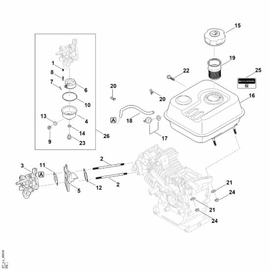Picture of G - Sistema di alimentazione carburante EHC 605.0 (EHC605-0001)